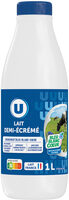 Lait UHT 1/2 écrémé Bleu Blanc Coeur