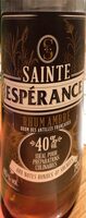 Rhum ambré SAINTE ESPERANCE Antilles Françaises 40°, 70cl