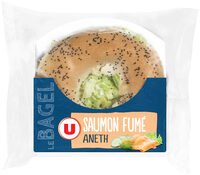 Sandwich Bagel au saumon, 145g