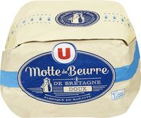 Beurre de baratte doux 82% de MG