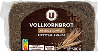 Pain spécial Vollkornbrot au seigle - 500g