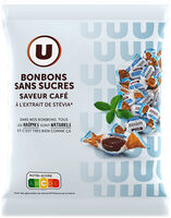 Bonbons saveur café sans sucre stevia 120g