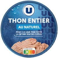 Thon listao au naturel pêché ligne 140g