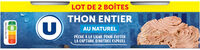 Thon listao au naturel pêché ligne x2 - 280g