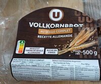 Vollkornbrot au Seigle complet