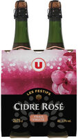 Cidre "Les Festifs" rosé 2,5°