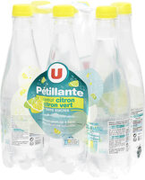 Boisson pétillante sans sucre aromatisée au citron et citron vert