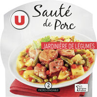 Sauté de Porc et Jardinière de Légumes