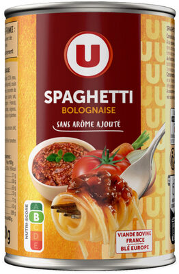 Spaghetti bolognaise Boîte de 400g