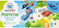 Gourdes dessert fruitier à la pomme sans sucres ajoutés 20x90g