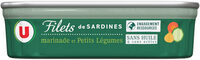 Filets de sardines aux herbes et petits légumes 100g