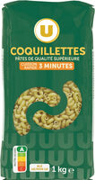 Pâtes Coquillette cuisson rapide sachet de 1kg