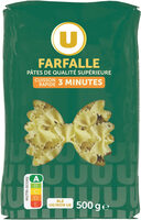 Pâtes Farfalles cuisson rapide 500g