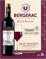Bergerac AOP rouge Roc de Breyssac fontaine à vin 3L