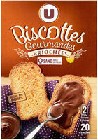 Biscottes gourmandes briochées