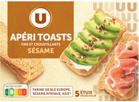 Biscuits apéritifs Apéri toast sésame 100g