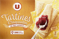 Tartines craquantes au blé complet