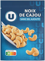 Noix de cajou sans sel ajouté