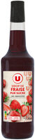 Sirop de fraise bouteille en verre de 70cl