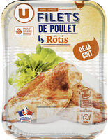 Filet de poulet rôti, barquette, 190g