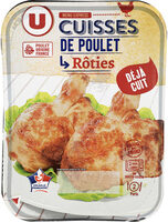 Cuisse de poulet rôtie, barquette, 370g