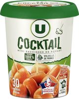 Saucisse cocktail fumées au poulet,