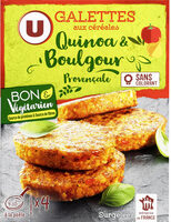 Galettes quinoa & boulgour provençale paquet de 4x100g
