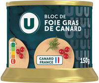 Bloc de foie gras canard, 150g