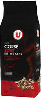 Café torréfié grains corsé