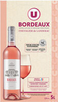 Bordeaux AOP rosé Chevalier de Landérac fontaine à vin 5L