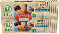 Goûters fourrés chocolat au lait