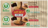 Goûters fourrés chocolat noir