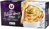 Purée de patate douce au poulet