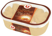 Crème glacée gourmande caramel fleur de sel Guérande
