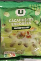 Cacahuètes enrobées saveur wasabi