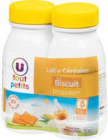 Lait et céréales goût biscuit