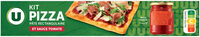 Kit pizza pâte prête à dérouler avec sauce tomate paquet de 600g