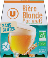 Bière blonde sans gluten BIO 5,5°