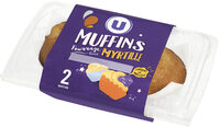 Muffins fourrés myrtille