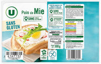 Pain de mie sans gluten , 300g