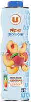 Boisson concentré a la pêche aromatisée 0 sucres - 75cl