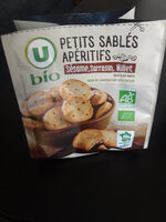 Petits sablés sésame, millet et sarrasin