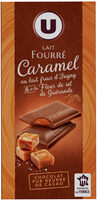 Lait fourré caramel et lait frais Isigny et fleur de sel Guérande