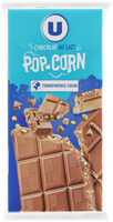 Chocolat au lait pop corn