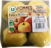 Pomme Golden Delicious - Barquette 4 fruits