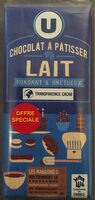 Chocolat à pâtisser lait