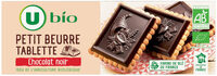 Tablette petit beurre au chocolat noir bio