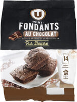 Mini fondant au chocolat et éclats d'amandes & noix pécan pur beurre210g