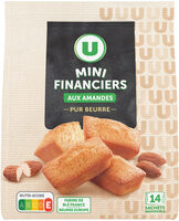 Mini financier aux amandes pur beurre 210g