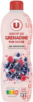 Sirop de grenadine bouteille de 1,3l